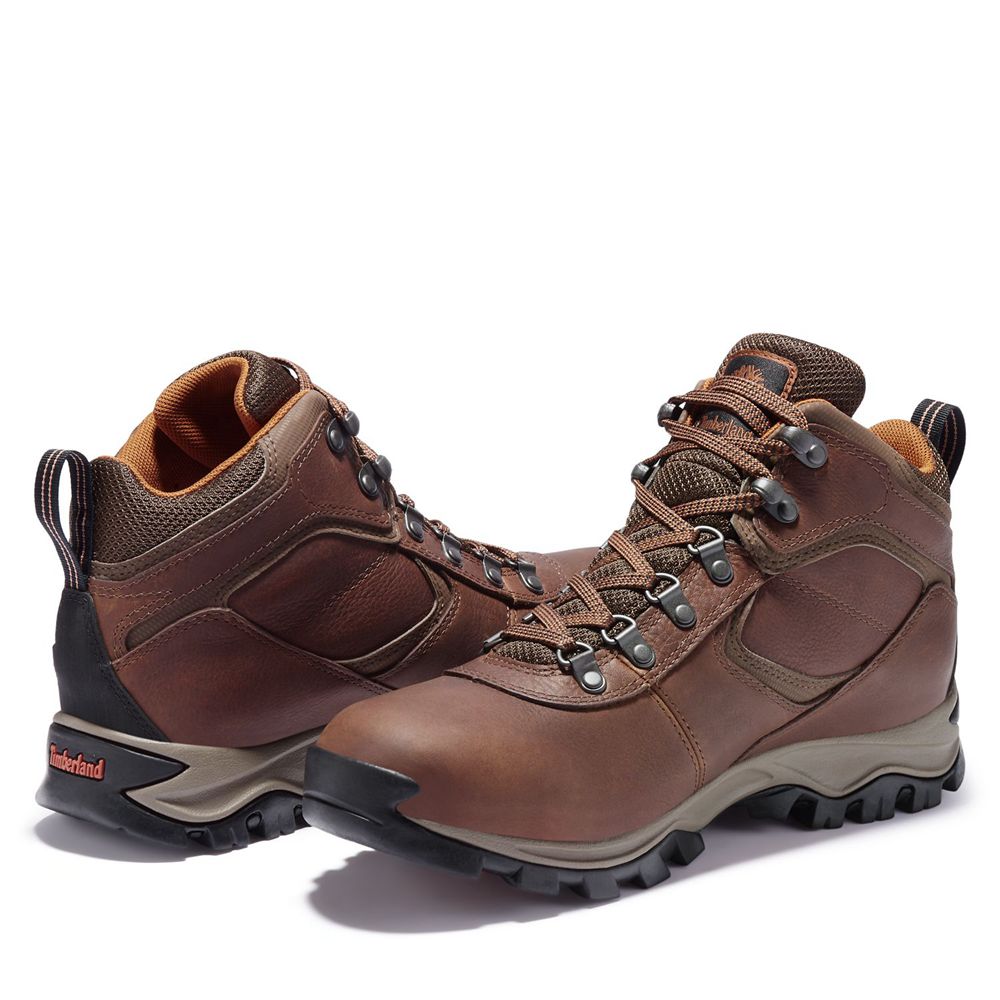 Timberland Παπούτσια Πεζοπορίας Ανδρικα Καφε - Mt. Maddsen Mid Waterproof - Greece 5892473-PQ